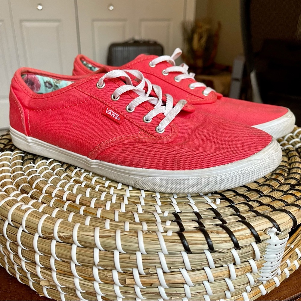 Classic Coral Vans Sneakers